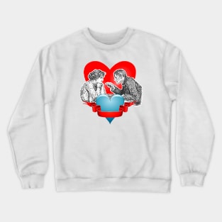 couple arguing Crewneck Sweatshirt